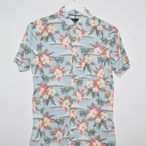 Nat Nast Floral Short Sleeve Button Up Shirt